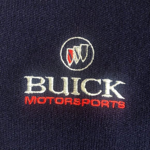 Vintage Deadstock Rare Navy Pine State Buick Motorsports V-Neck Sweater Size XL - Picture 3 of 14